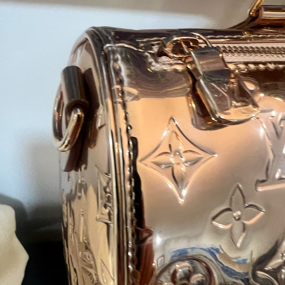 Louis Vuitton speedy Bandouliere 25 in copper monogram Mirior RGH new - Picture 8 of 10